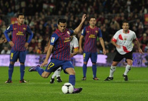 برشلونة يسحق شباك هسبيتليت بتسعة أهداف