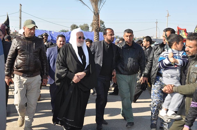 رئيس ديوان الوقف الشيعي يتفقد المواكب الخدمية ويوجه باستنفار جميع الطاقات لخدمة الزائرين