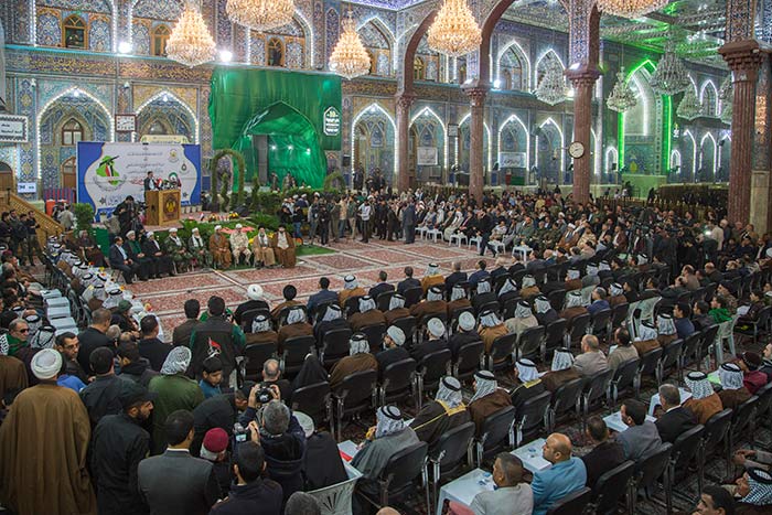 بالصور:مؤتمر دولي بالعتبة الحسينية المقدسة بمشاركة اكثر من (90) شخصية علمية لدعم الحشد الشعبي