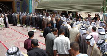 العتبة الحسينية المقدسة تستقبل شيوخ عشائر ووجهاء محافظة صلاح الدين