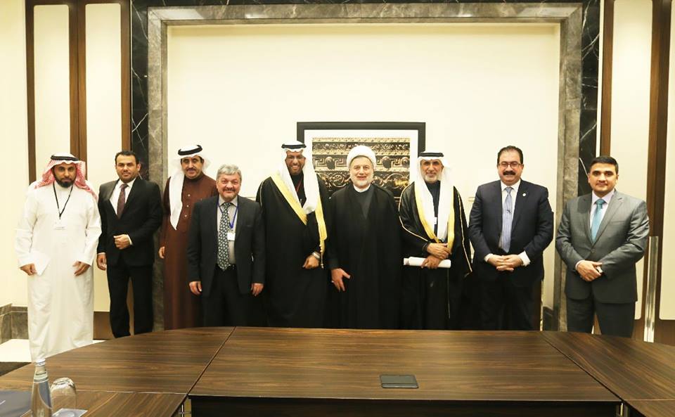 الشيخ د . حمودي يبحث مع الوفد السعودي ضرورة إصدار تشريع عربي اسلامي في مكافحة الارهاب