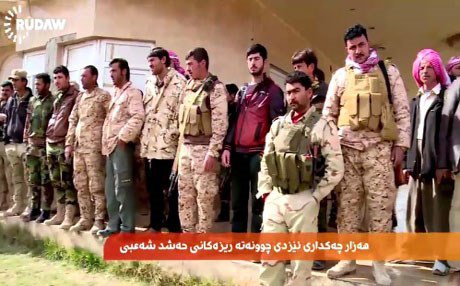 التحاق ألف مسلح ازيدي بقوات الحشد الشعبي