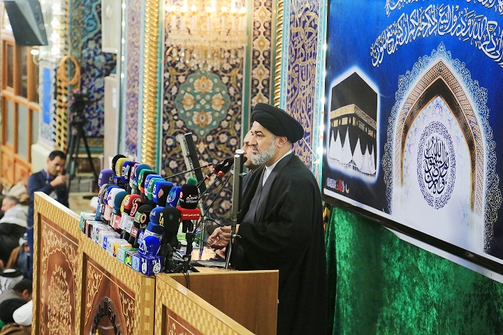 المرجعية العليا :حل المشاكل بالحوار والسعي للحفاظ على وحدة العراق وتوحيد صفوف ابناءه بعض مهام السياسيين بلا استثناء