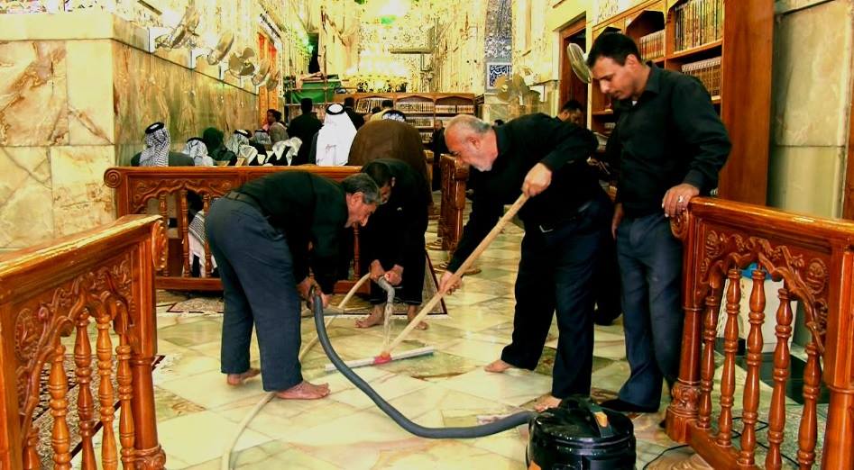 بالصور:خدمات ملموسة لزوار العتبة العلوية المقدسة