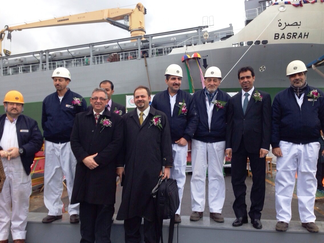 موانئ العراق تستقبل الباخرة الجديدة ( البصرة )