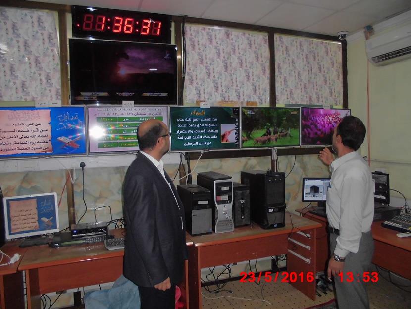 (9) قنوات (رياضية، عائلية، علمية، دينية) تُبَث بتقنية HD من العتبة الحسينية المقدسة (مصور)