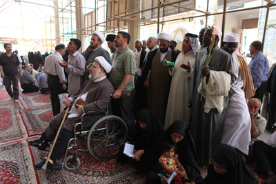 وفود مهرجان ربيع الشهادة الثامن في كربلاء تزور المراقد المقدسة في سامراء والكاظمين ببغداد(مصور)