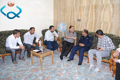 نقابة الصحفيين فرع كربلاء تلتقي بمسؤول اعلام الشرطة  بسبب اعتداءات امنية على مراسلي القنوات والوكالات خلال الزيارة الشعبانية