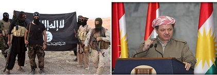 حزب مسعود برزاني يهدد اهالي سهل نينوى بـ"داعش" او انضمامهم للإقليم