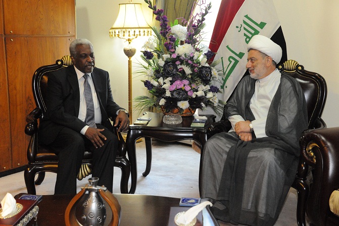 الشيخ د. همام حمودي يستقبل سفير منظمة التعاون الاسلامي