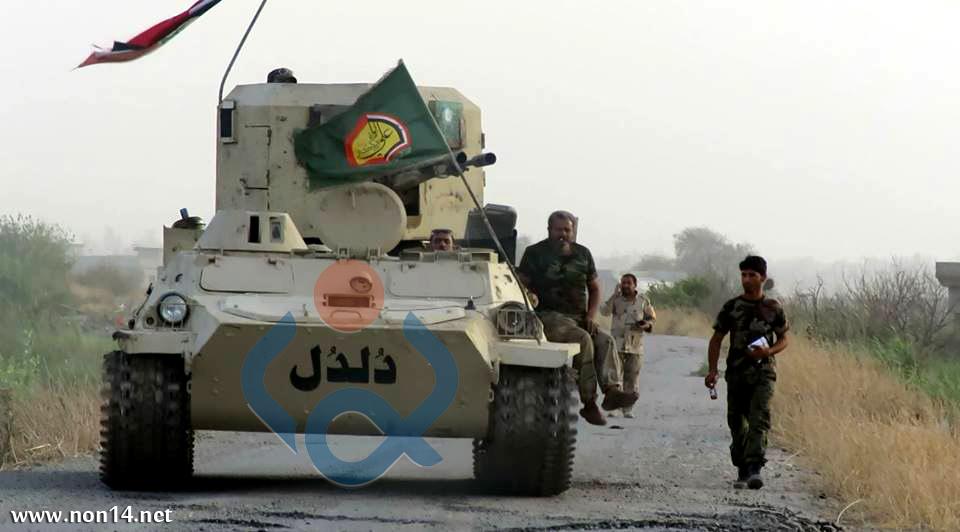 بالصور :لواء علي الاكبر يتوغل في مركز بيجي ويقترب من مستشفى بيجي