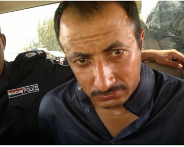 صورة الارهابي الذي حاول تفجير سيارة مفخخة في قضاء بلد والقي القبض عليه