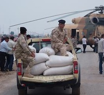 عاجل :طيران الجيش يوصل وجبات كبيرة من المواد الغذائية والطبية إلى آمرلي