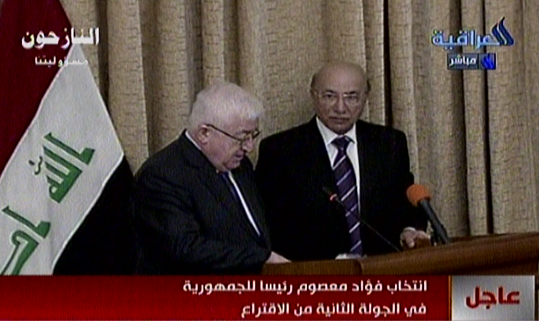 فؤاد معصوم رئيس لجمهورية العراق عبر التوافقات السياسية