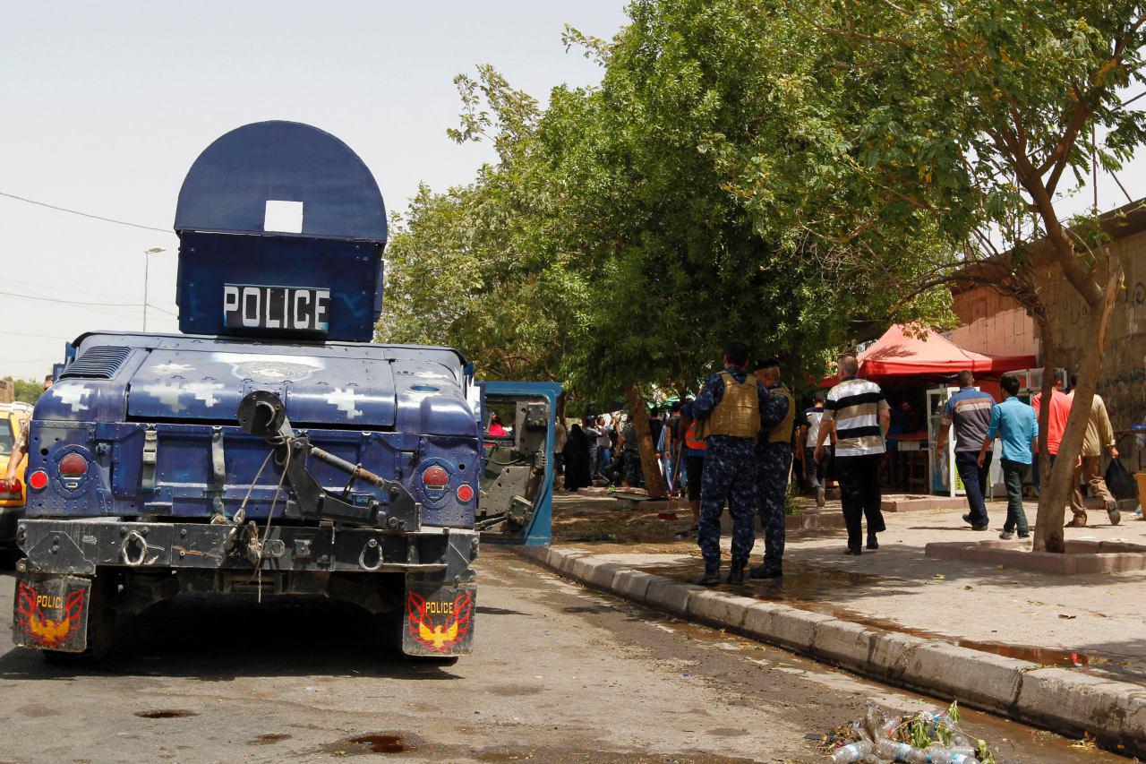 بالفيديو: لحظة التفجير الانتحاري الذي استهدف مدينة الكاظمية