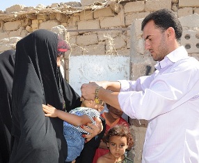 صحة كربلاء:  انتهاء تنفيذ  الجولة الأولى لتلقيح ( 178994 ) طفل وطفلة ضد الشلل