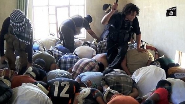 الإعلام الحربي ينفي حدوث مجزرة  في النباعي ومانشرته داعش تعود لمجزرة سبايكر