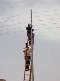 كربلاء:تأهيل شبكة كهرباء حي الحر بالإمكانات الذاتية