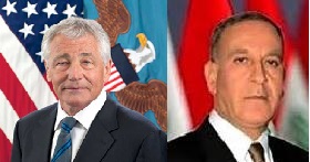 هيغل يهاتف العبيدي ويتعاهدان على دحر الارهاب