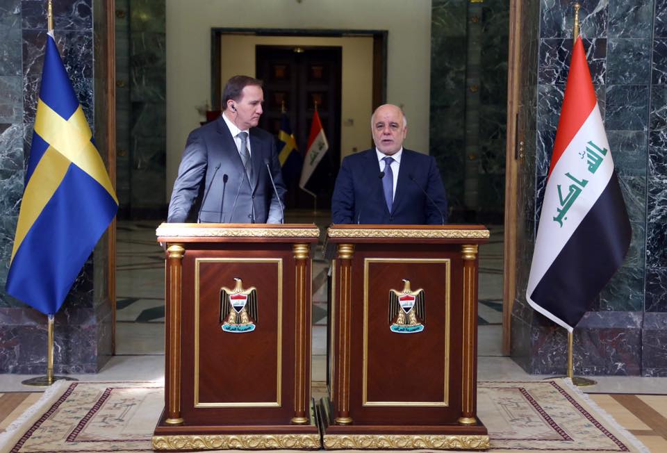 السويد تتعهد بمضاعفة عدد مستشاريها في العراق