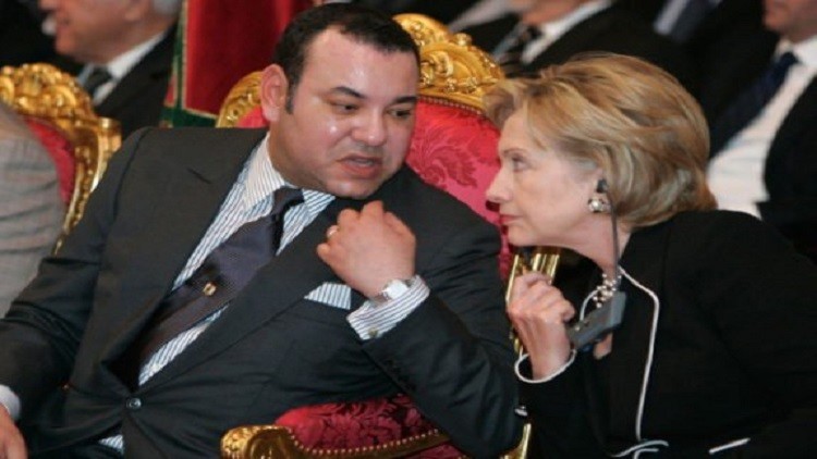 ملك المغرب يمنح كلينتون 12 مليون دولار