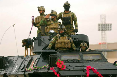 العراق يجري أكبر مناورة عسكرية يوم غد الجمعة