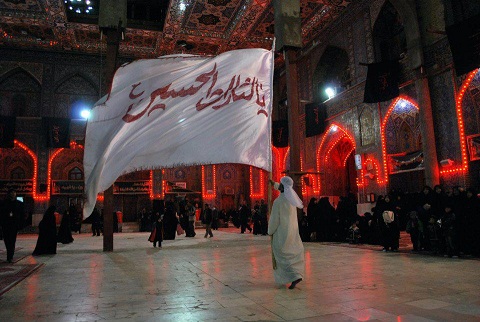 لقطات مصورة من مراسيم عاشوراء في كربلاء