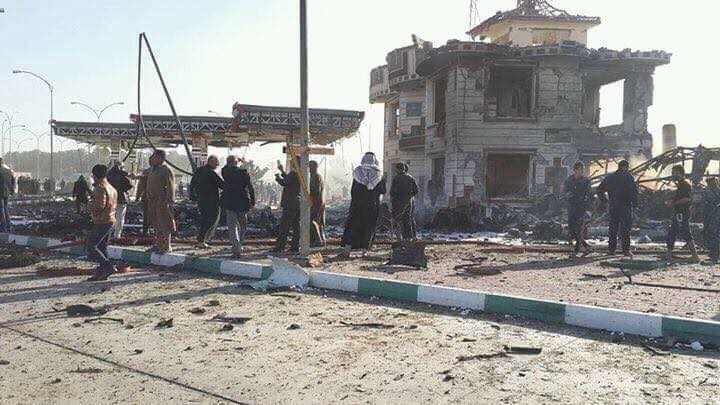 بالصور: 35 شهيد وجريح حصيلة تفجير "الصهريج المفخخ" في الشوملي