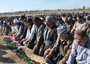 مواطنو اربيل يؤدون صلاة الاستسقاء بسبب قلة الامطار