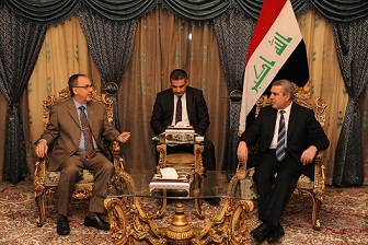 الخزاعي يستقبل السفير البرازيلي:الاطراف السياسية بالعراق تفهمت ان تغادر منطق الصراع والتعصب