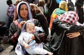 داعش تستخدم العيارات النارية لمنع سكان ناحية يثرب من عبور نهر دجلة سباحة للضفة الاخرى التي تسيطر عليها القوات الامنية