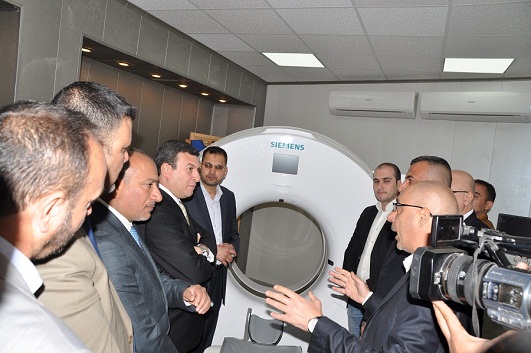 افتتاح شعبة المفراس الحلزوني في مستشفى الهندية العام  بكربلاء