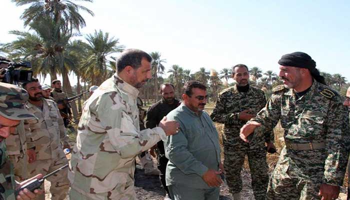 لواء قتالي تابع للعتبة الحسينية يكشف عن طائرات امريكية تزود الدواعش بالاسلحة بعد نفاذها بالمعارك في ناحية يثرب