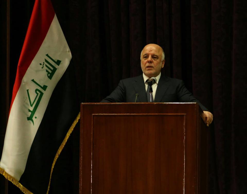 العبادي: حررنا ثلثي نينوى وعلى الدول الآمنة الحذر من الخطر المحدق بها (مصوّر)