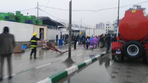 بالصور:حريق كبير في مخازن تابعة للعتبة العلوية