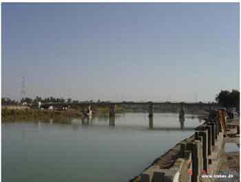 انجاز 90 % من اعمال جسر الهندية الثاني على نهر الفرات في كربلاء