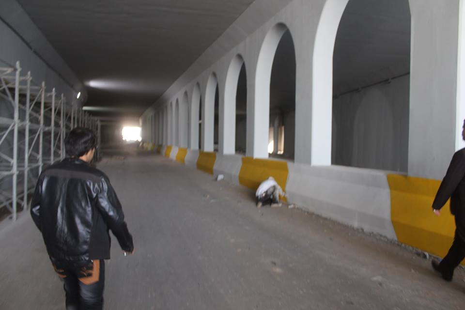 بالصور انجاز نفق مسلم بن عقيل (ع) في الكوفة لفك الاختناقات المرورية