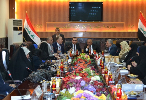 سيدات الاعمال في كربلاء يقمن بندوة تعريفية حول استراتيجية واهداف عملهن يحضرها كبار المسؤولين بالمحافظة