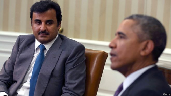 أوباما: يقول ان قطر شريك قوي في الصراع مع داعش"
