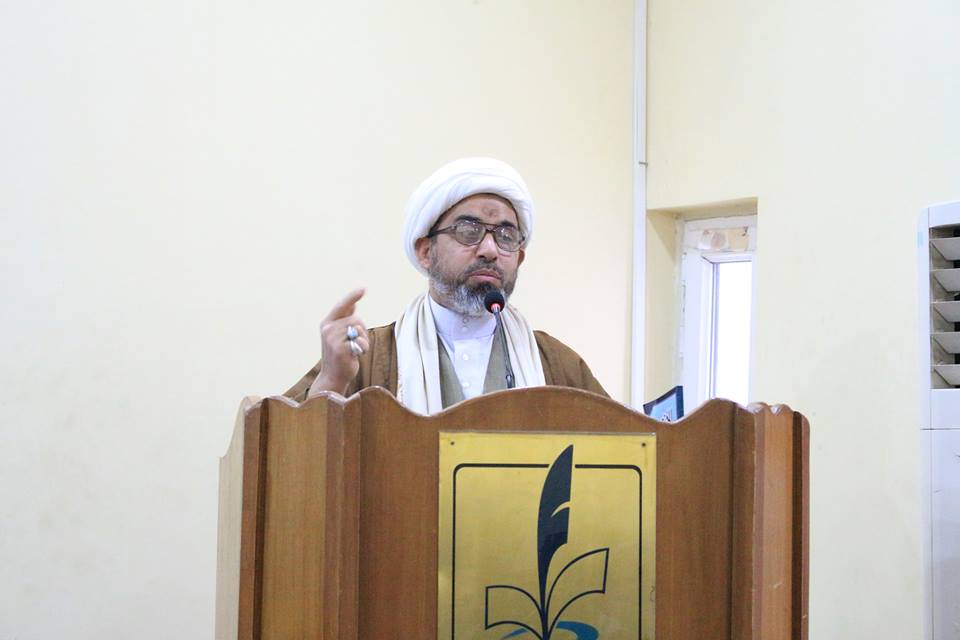 اتحاد ادباء النجف يحتفي بالعلامة الشيخ محمود الصافي لكتاب المختصر لاسباب سقوط تلعفر