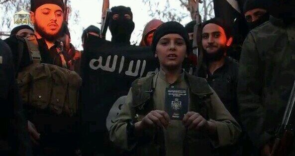 طفل داعشي يتوعد ملك الاردن بالذبح