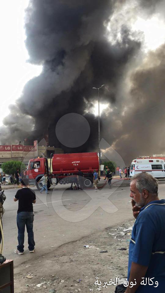 بالصور: ارتفاع حصيلة تفجير بغداد الجديدة الى 50 شهيداً وجريحاً