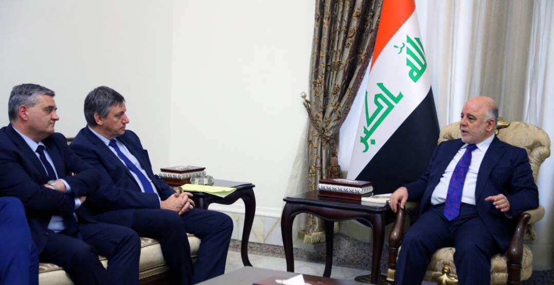 نائب رئيس الوزراء البلجيكي يؤكد للعبادي دعم بلاده للعراق في محاربة الارهاب