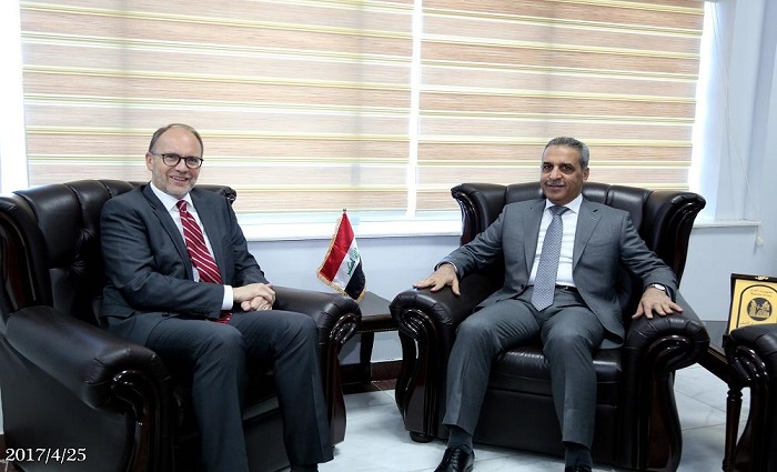 رئيس مجلس القضاء الاعلى يستقبل سفير الولايات المتحدة الاميركية