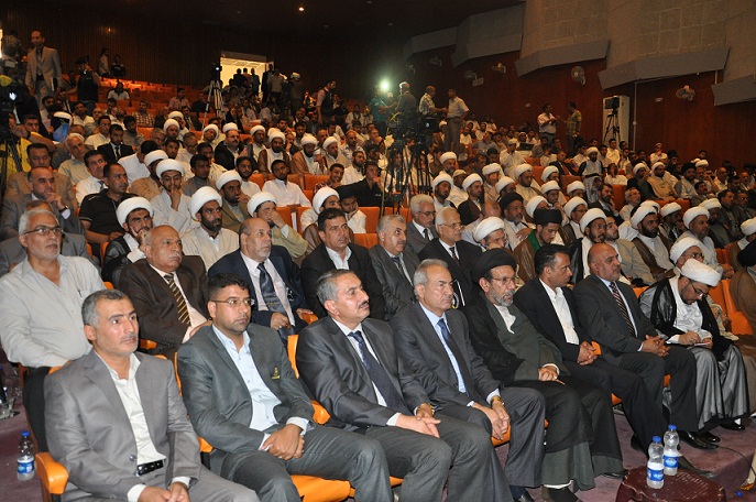 انطلاق المؤتمر الاسلامي الرابع في كربلاء المقدسة لعلماء الدين الشيعة السنة(مصور)