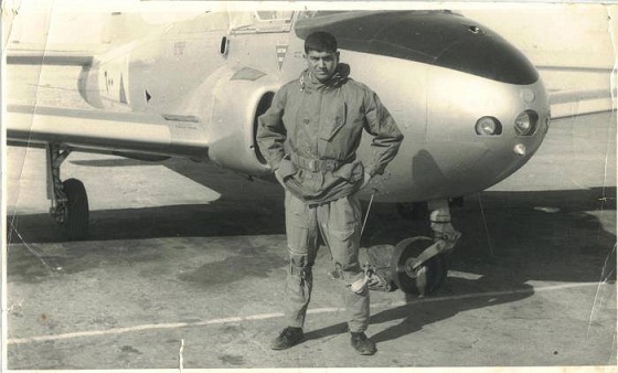 صورة ارشيفية لطيار عراقي استشهد دفاعا عن الجولان المحتل عام 1973