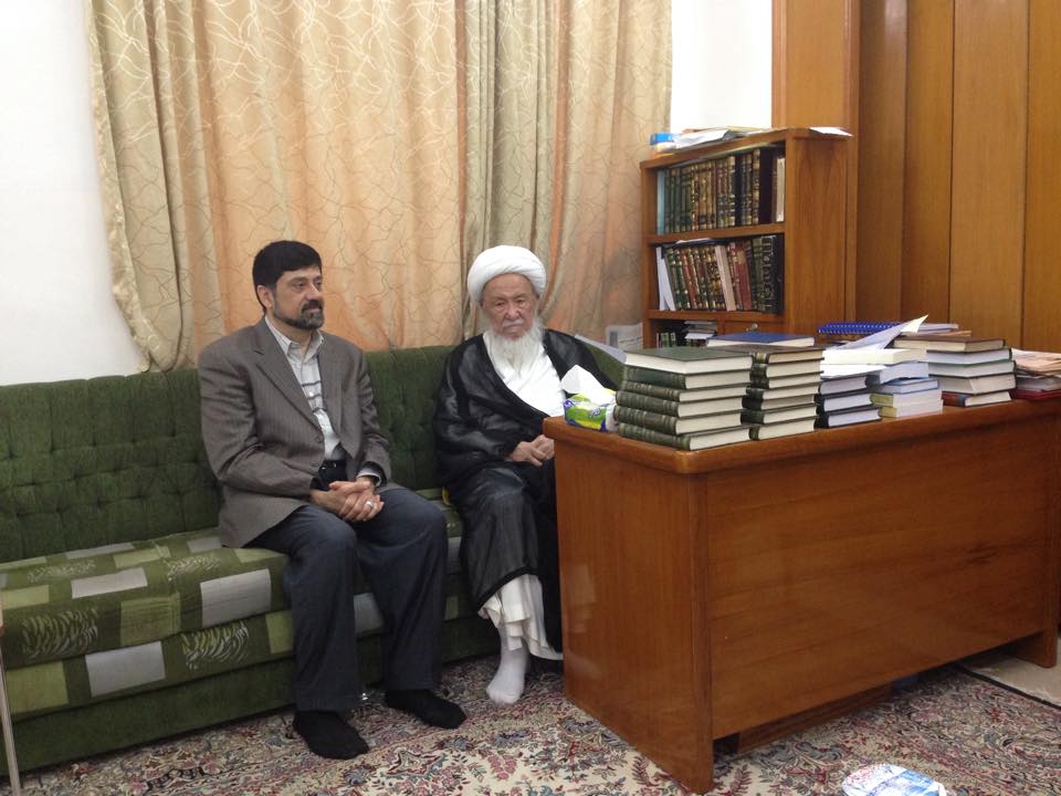 الكاتب والباحث نزار حيدر يلتقي مراجع الدين بالنجف الاشرف