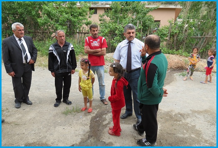 الجمعية العراقية لحقوق الانسان في الولايات المتحدة تزور النازحين في قرى شرانش، ودشتتاخ بمحافظة دهوك