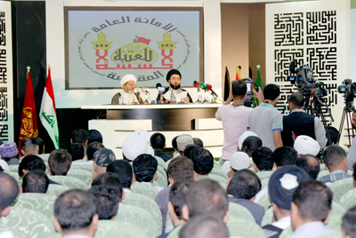 كربلاء :الصحن الحسيني الشريف يشهد وقائع جلسة بحثية عن ثورة الإمام الحسين (عليه السلام) ونهضته الإنسانية