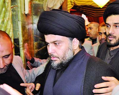 مقتدى الصدر يصل الكويت